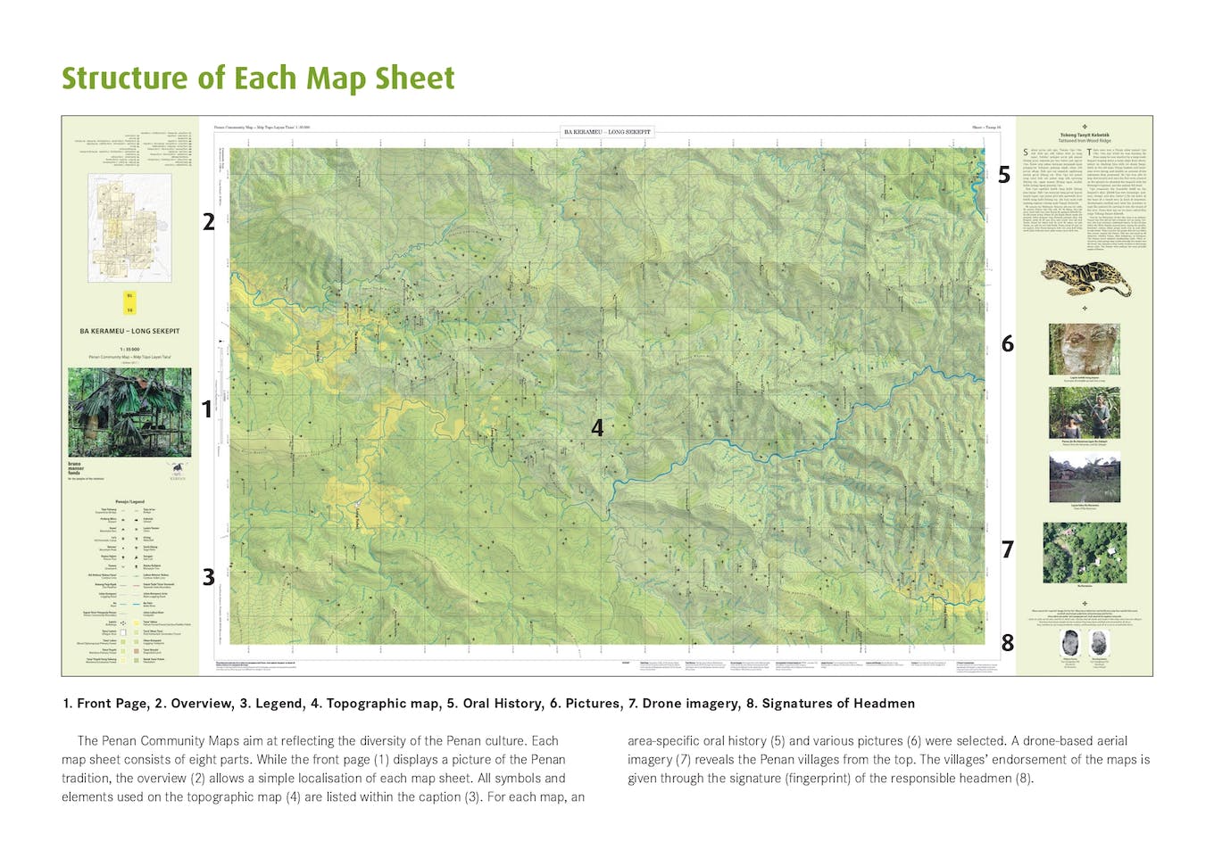 Penan community maps