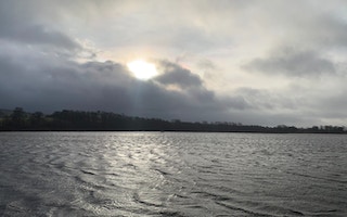 A view of the ocean in Scotland